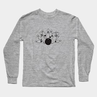 Bowling Ball Pins Long Sleeve T-Shirt